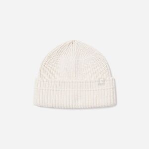 *BRAND NEW* Everlane Organic Cotton Chunky Beanie in White / Canvas